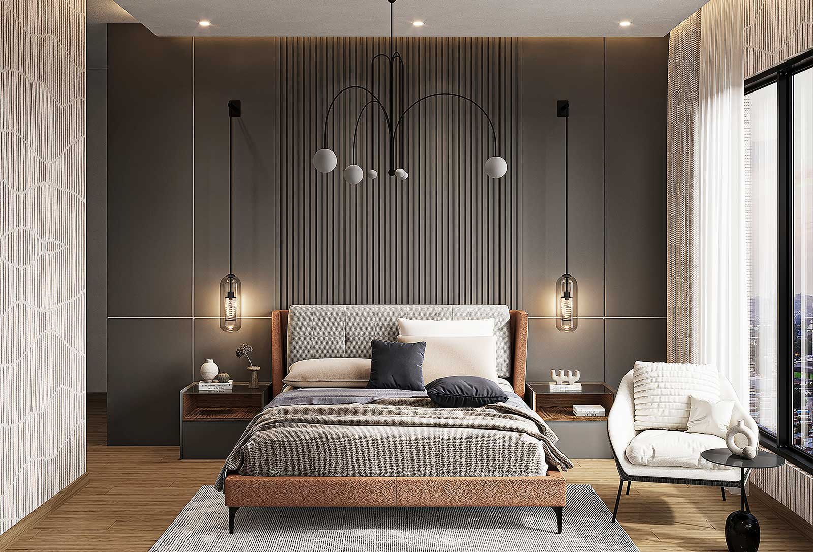 Master bedroom render